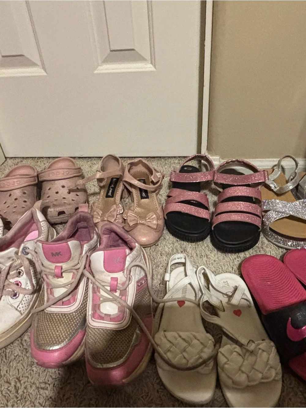 Kids Pink Athletic Sneakers and Sandals Collection